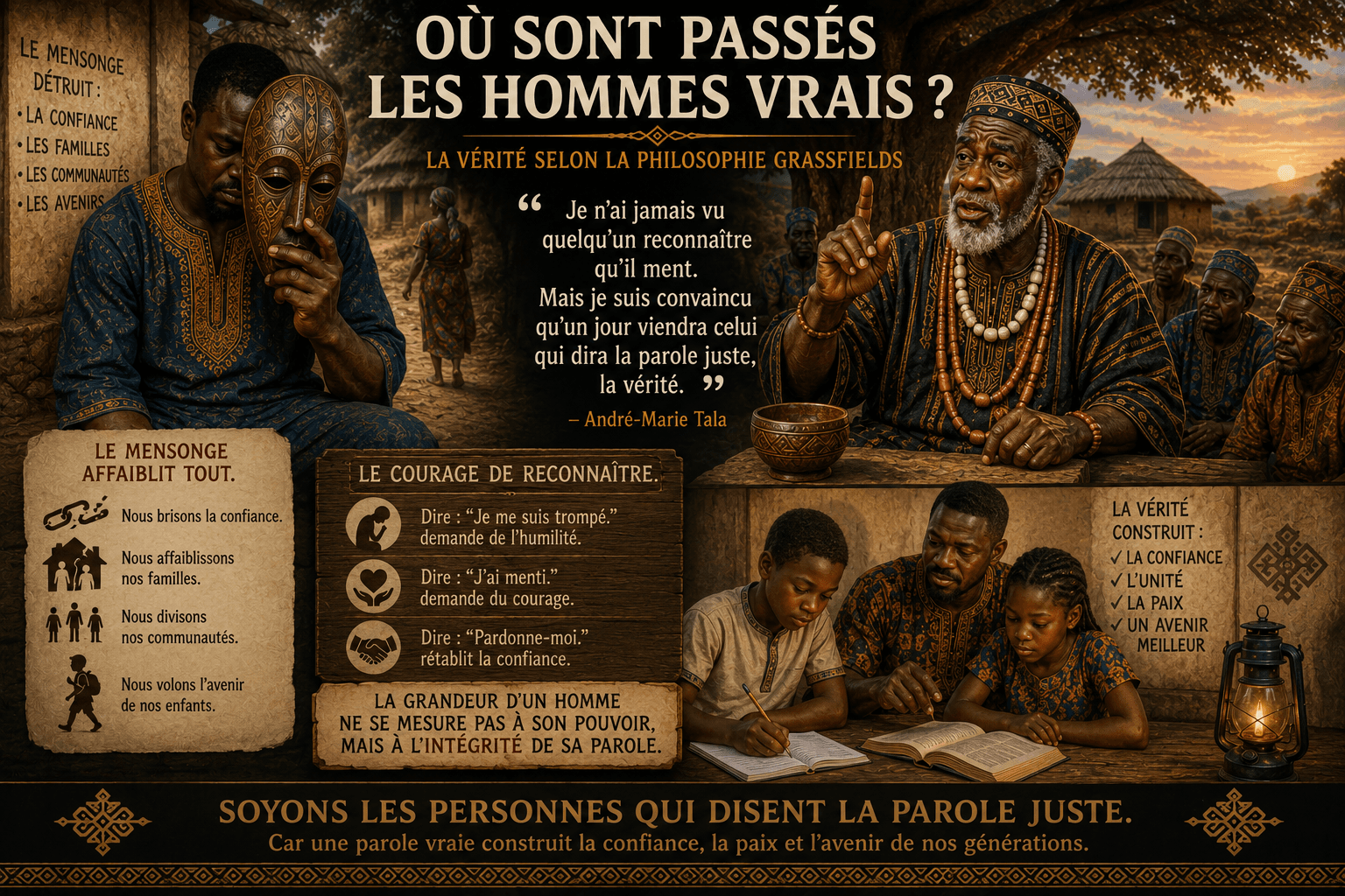 Où sont passés les hommes vrais ? La vérité selon la philosophie Grassfields